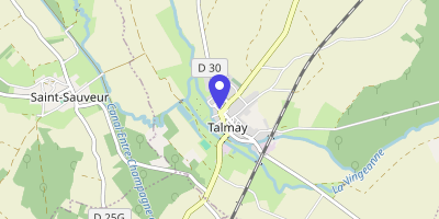 Carte OpenStreetMap — 2 rue du Baron-Paul-Thénard, Talmay