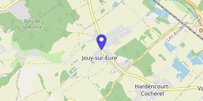 Carte OpenStreetMap — 1 rue de la Croix-Blanche, Jouy-sur-Eure