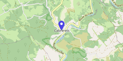 Carte OpenStreetMap — 30 place de la Mairie, Cabrerets