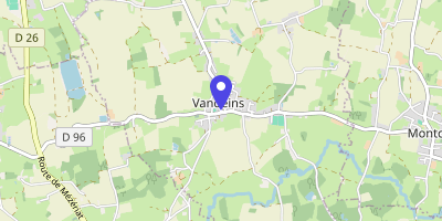 Carte OpenStreetMap — 27 rue de la Mairie, Vandeins