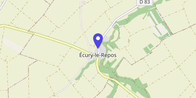 Carte OpenStreetMap — 9 rue Jean-Brion, Écury-le-Repos