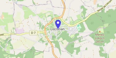 Carte OpenStreetMap — Place de la Mairie, Locronan