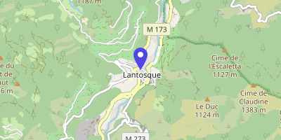 Carte OpenStreetMap — 1 Place de la Mairie, Lantosque