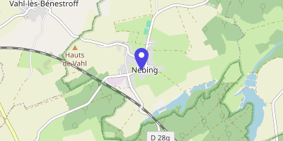 Carte OpenStreetMap — 14 rue du Général-Leclerc, Nébing