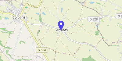 Carte OpenStreetMap — 202 rue du village, Ardizas