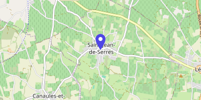Carte OpenStreetMap — 3 place de l'Église, Saint-Jean-de-Serres
