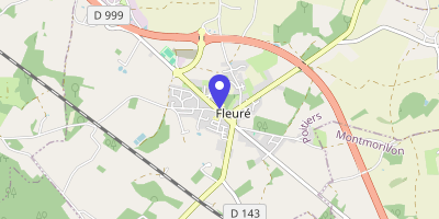 Carte OpenStreetMap — 22 Bis Route de Poitiers, Fleuré