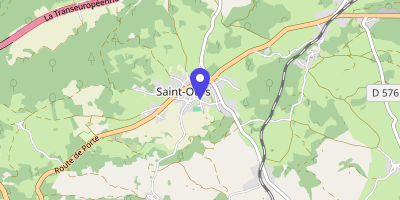 Carte OpenStreetMap — 11 rue de la Mairie, Saint-Ours