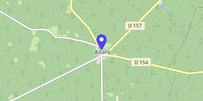 Carte OpenStreetMap — 189 rue Saint-Christophe, Allons
