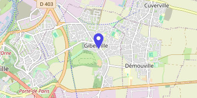 Carte OpenStreetMap — Esplanade Raymond-Collet, Giberville