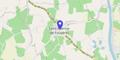 Carte OpenStreetMap — 28 Route de Sainte Livrade, Saint-Étienne-de-Fougères