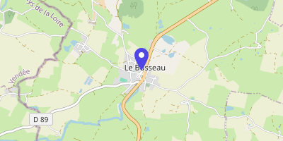 Carte OpenStreetMap — 6 rue de la Mairie, Le Busseau