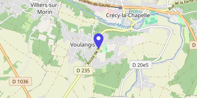 Carte OpenStreetMap — 2 rue de l'Église, Voulangis