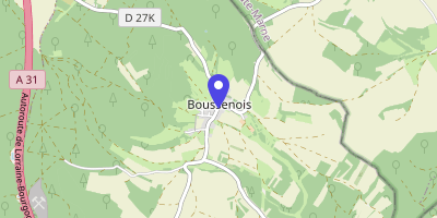 Carte OpenStreetMap — 38 Grande rue, Boussenois