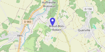 Carte OpenStreetMap — Rue de la Libération, Breuil-Bois-Robert