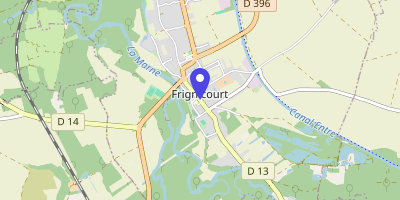Carte OpenStreetMap — 31 rue du Général-Leclerc, Frignicourt