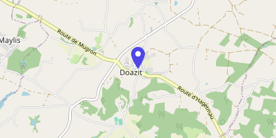 Carte OpenStreetMap — 70 rue Georges-Clemenceau, Doazit
