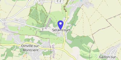 Carte OpenStreetMap — 12 rue des Vallées, Seraincourt