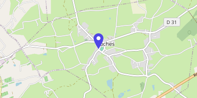 Carte OpenStreetMap — 1 rue des Écoles, Ouches