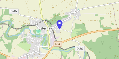 Carte OpenStreetMap — 5 rue du 73e-Régiment-d'Infanterie, Châtillon-sur-Morin