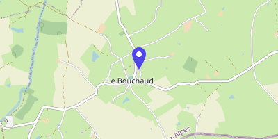 Carte OpenStreetMap — 1 place de la foire, Le Bouchaud