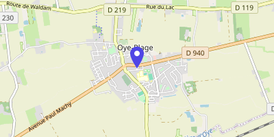 Carte OpenStreetMap — 87 Place de l'Union-Européenne, Oye-Plage