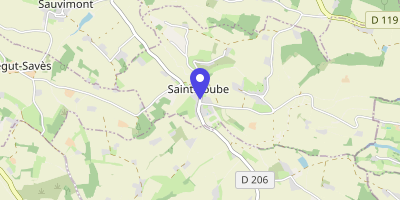 Carte OpenStreetMap — 132 route de Laymont, Saint-Loube