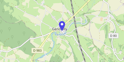 Carte OpenStreetMap — 26 rue de l'Église, Genouilly