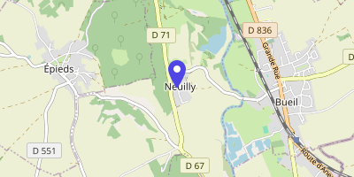 Carte OpenStreetMap — 11 rue Denis-Tardif, Neuilly