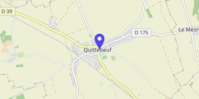 Carte OpenStreetMap — Place Maurice-Legoux, Quittebeuf