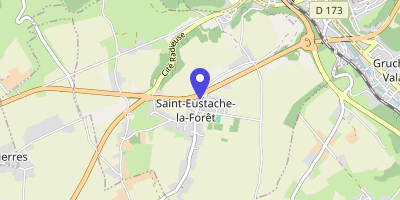 Carte OpenStreetMap — 84 Grande rue, Saint-Eustache-la-Forêt