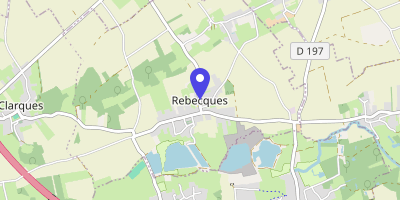 Carte OpenStreetMap — 166 rue de Saint-Omer, Saint-Augustin