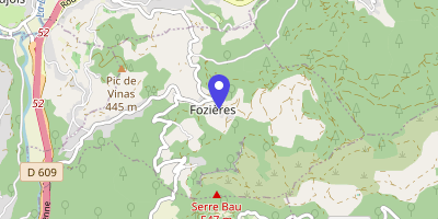 Carte OpenStreetMap — 5 rue de la Mairie, Fozières