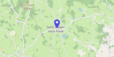 Carte OpenStreetMap — Le Bourg, Saint-Silvain-sous-Toulx