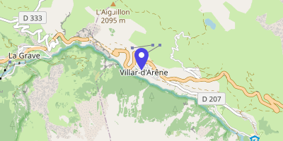 Carte OpenStreetMap — 9 Rue de la Mairie, Villar-d'Arène