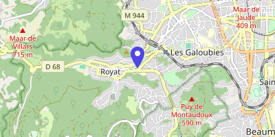 Carte OpenStreetMap — 46 boulevard Barrieu, Royat