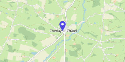 Carte OpenStreetMap — 8 place de la mairie, Chenay-le-Châtel