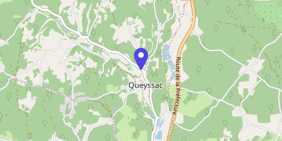 Carte OpenStreetMap — 54 route du Bourg, Queyssac