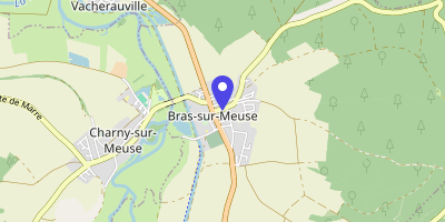 Carte OpenStreetMap — 3 place de la Mairie, Bras-sur-Meuse