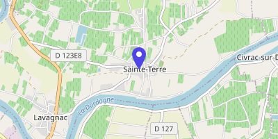 Carte OpenStreetMap — 12 avenue Charles-de-Gaulle, Sainte-Terre
