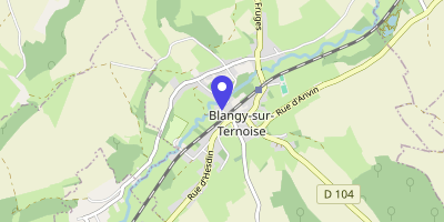 Carte OpenStreetMap — 6 bis rue de la Mairie, Blangy-sur-Ternoise
