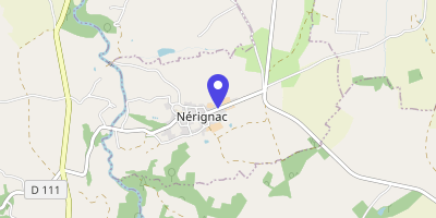 Carte OpenStreetMap — 15 a rue de la Mairie, Nérignac