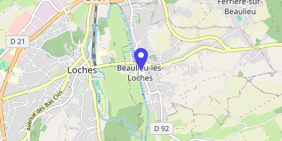 Carte OpenStreetMap — 6 place du Maréchal-Leclerc, Beaulieu-lès-Loches