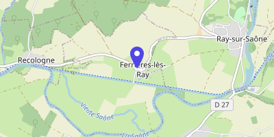 Carte OpenStreetMap — 1 place de la Chapelle, Recologne-lès-Ray