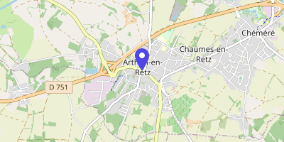 Carte OpenStreetMap — 1 rue de Pornic, Chaumes-en-Retz