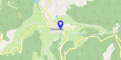 Carte OpenStreetMap — 1 place de la Platière, Doizieux
