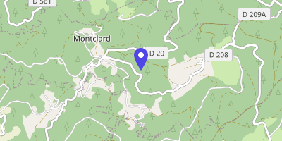 Carte OpenStreetMap — Montclard