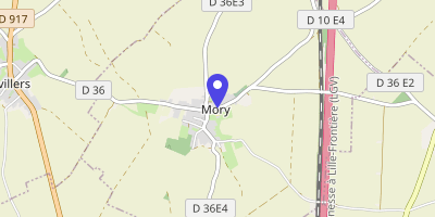 Carte OpenStreetMap — 5 rue de l'Abbaye, Mory