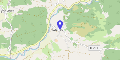 Carte OpenStreetMap — 1 place de la Mairie, Lachau