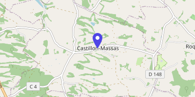 Carte OpenStreetMap — 21 place Guy-Dugros, Castillon-Massas
